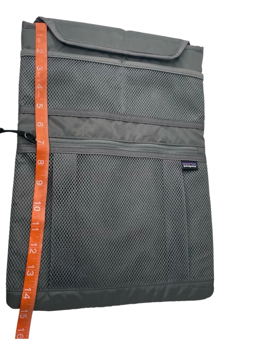 Patagonia Laptop Sleeve Tablet Case Device Grey Padded Zip Mesh 14x10